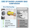 Portable Shoe Washing Machine Bag | 360° Mesh Laundry Solution