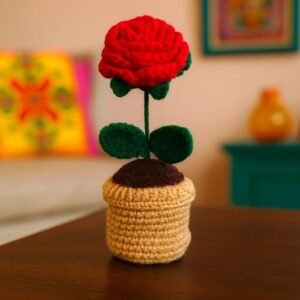 ekd 0019 crochet flower pot set