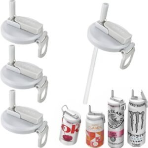 ekd 0056 reusable soda can lid with straw