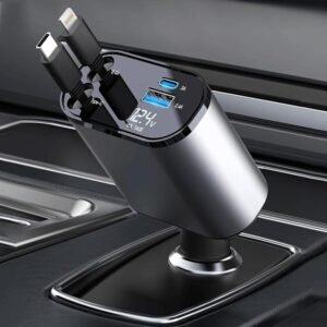 ekd 0088 retractable 4 in 1 car charger
