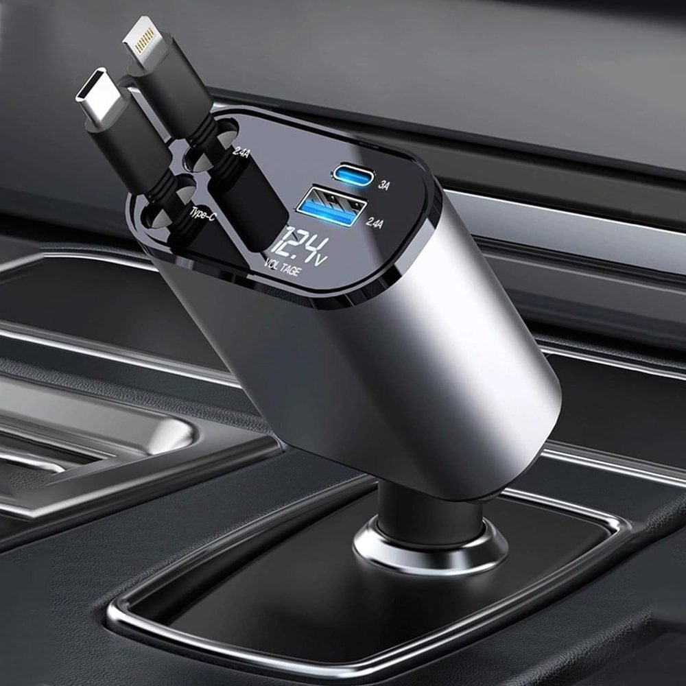 ekd 0088 retractable 4 in 1 car charger ekd 0088 retractable 4 in 1 car charger