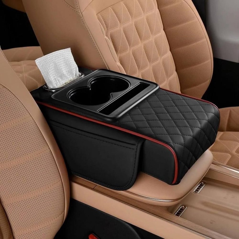 ekd 0097 5 in 1 car arm rest cushion with cup holder ekd 0097 5 in 1 car arm rest cushion with cup holder