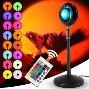 ekd 0129 16 in 1 sunset lamp with remote