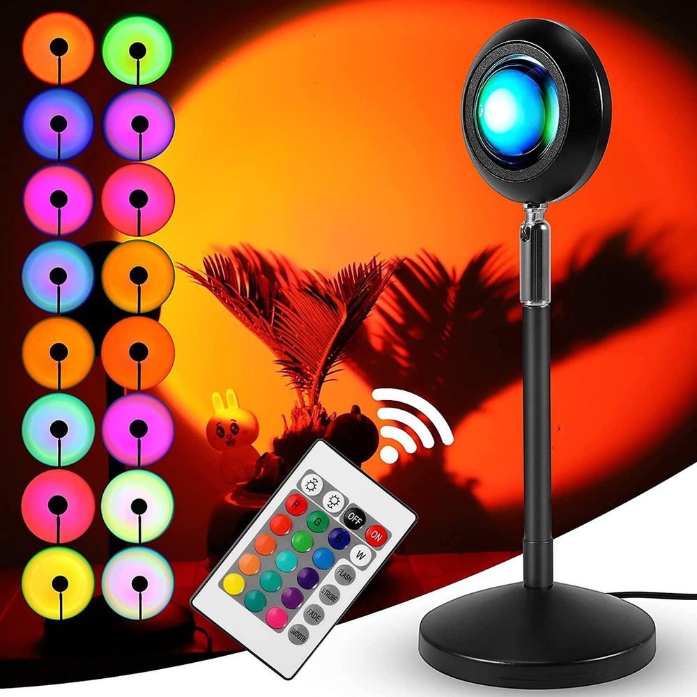 ekd 0129 16 in 1 sunset lamp with remote ekd 0129 16 in 1 sunset lamp with remote