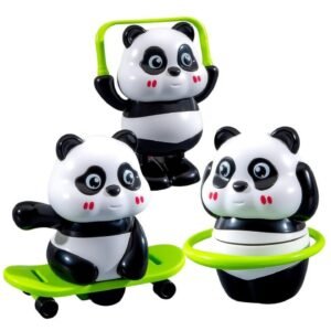 ekd 0133 cute panda action toy set