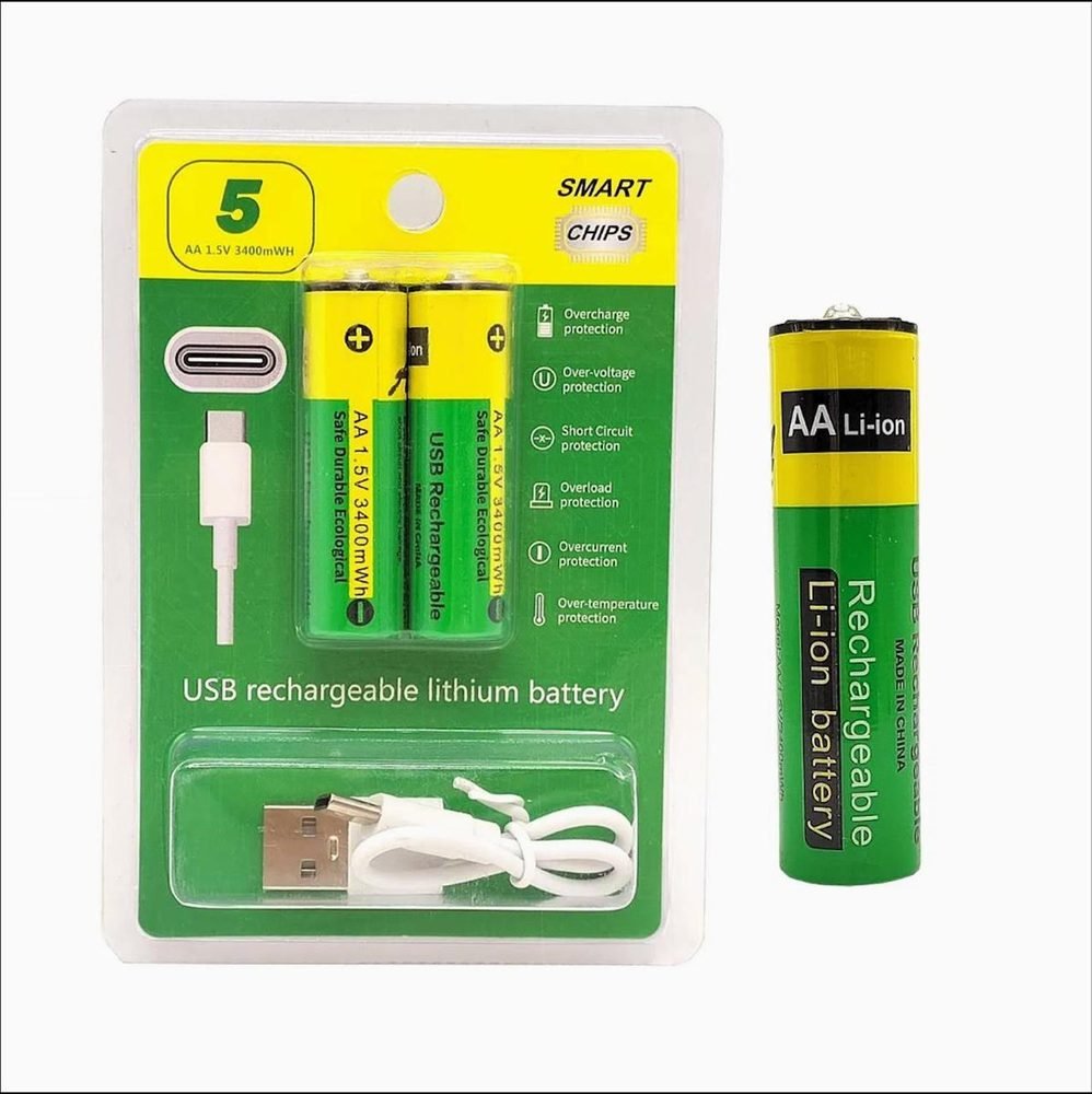 ekd 0135 2 pcs type c rechargeable batteries aaa aa ekd 0135 2 pcs type c rechargeable batteries aaa aa