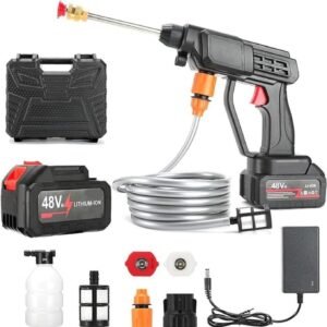 ekd 0164 high pressure car washing gun double battery