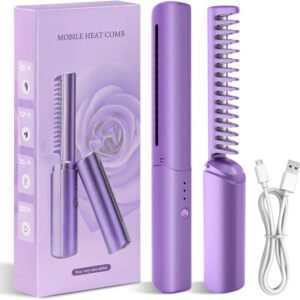 ekd 0172 rechargeable mini hair straightener comb