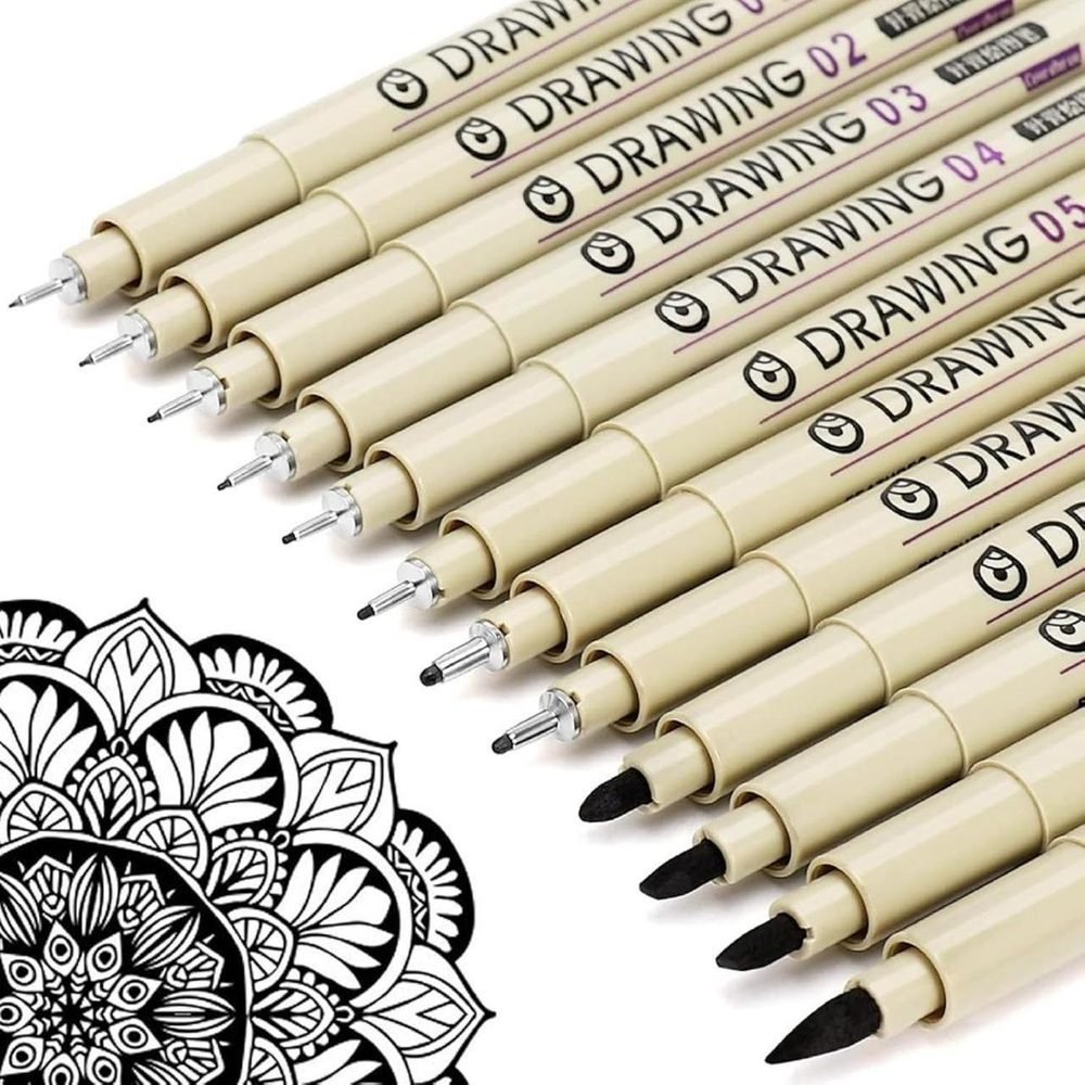 ekd 0226 12pcs fineliner art pen set ekd 0226 12pcs fineliner art pen set