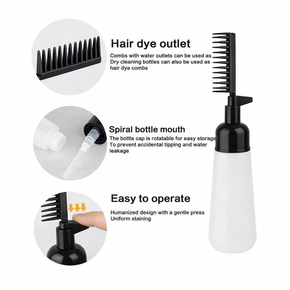 ekd 0260 root comb hair dye applicator bottle ekd 0260 root comb hair dye applicator bottle