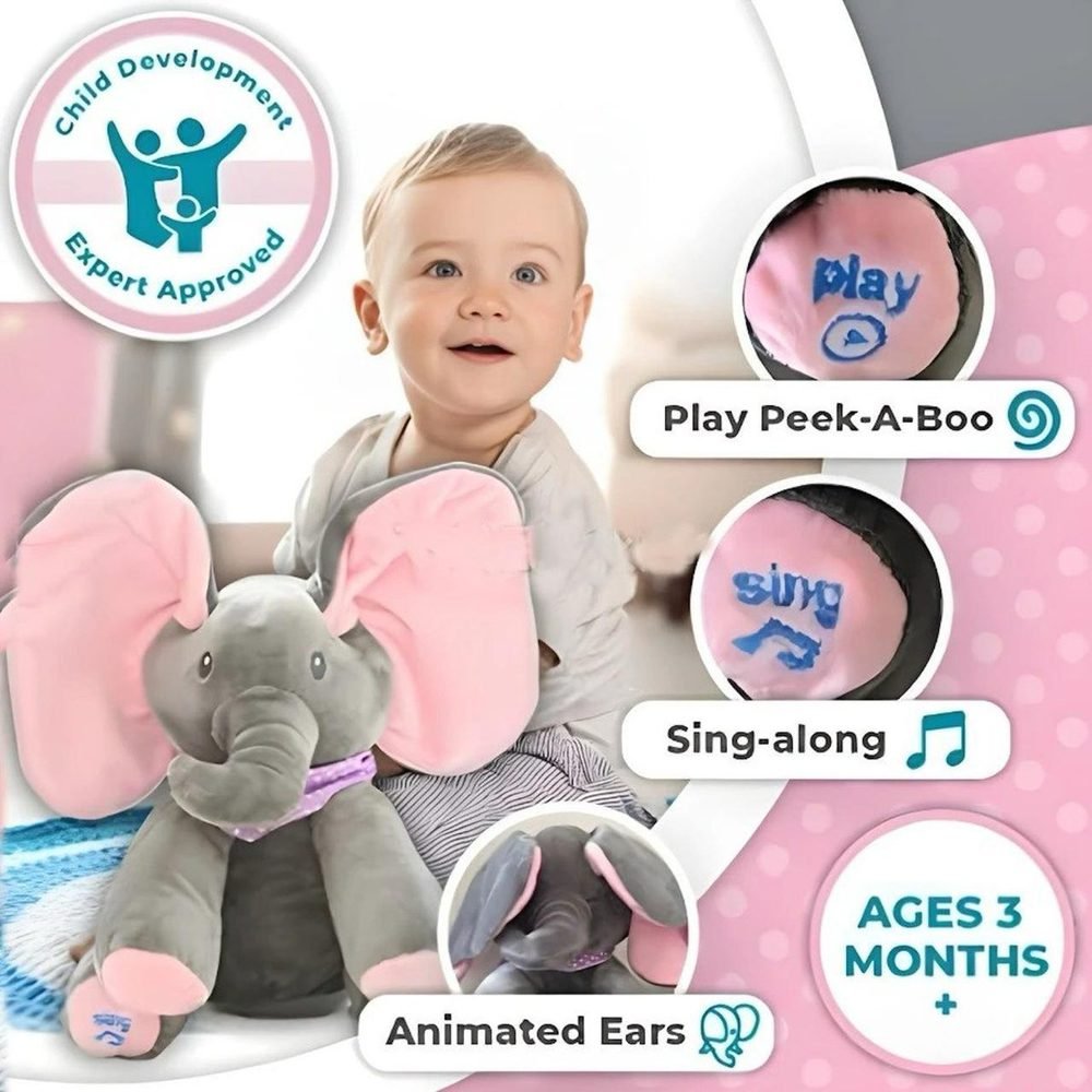 ekd 0293 peek a boo elephant toy ekd 0293 peek a boo elephant toy