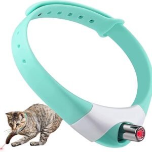 ekd 0379 wearable cat collar laser toy