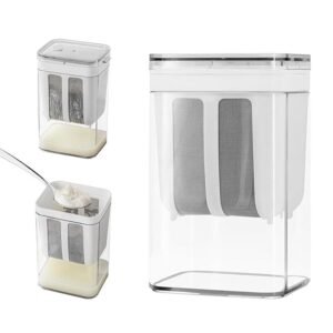 ekd 0396 yogurt strainer 1400 ml black