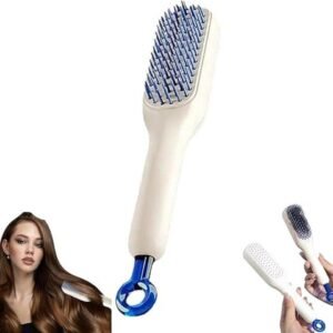 ekd 0521 self cleaning hair brush