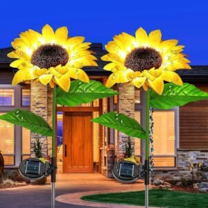ekd 0607 solar sunflower light 1 piece