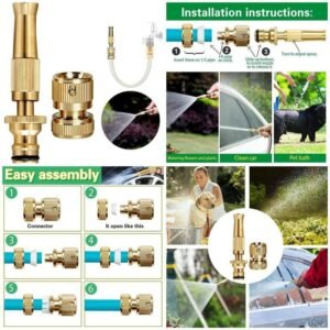 ekd 0645 brass nozzle water spray gun